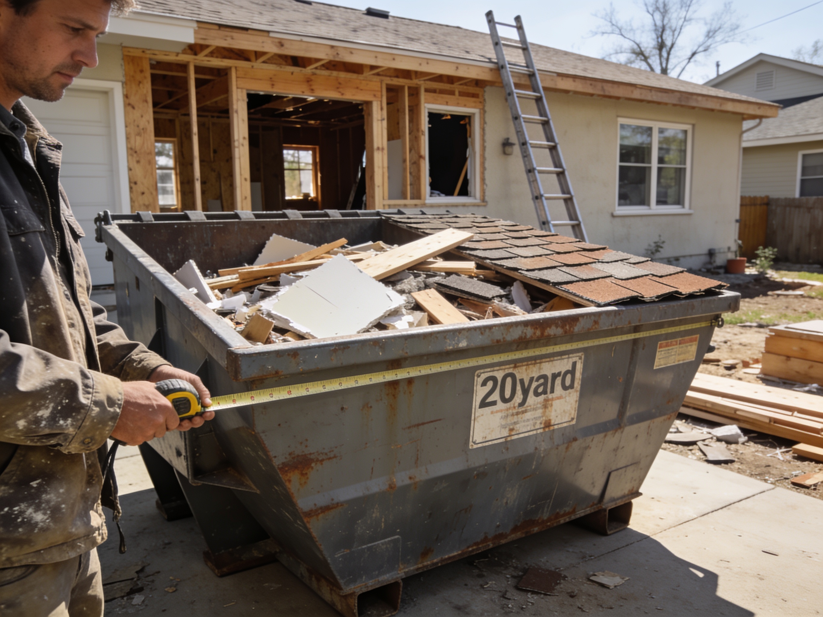 How to Size a Dumpster for an Arlington Home Renovation