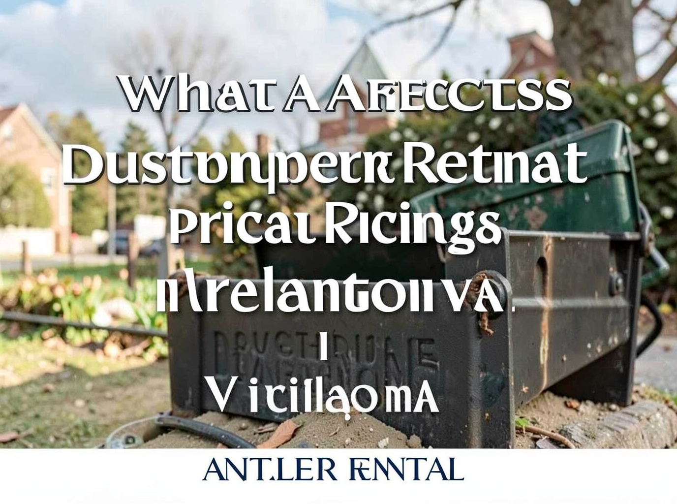 What Affects Dumpster Rental Pricing in Arlington Virginia
